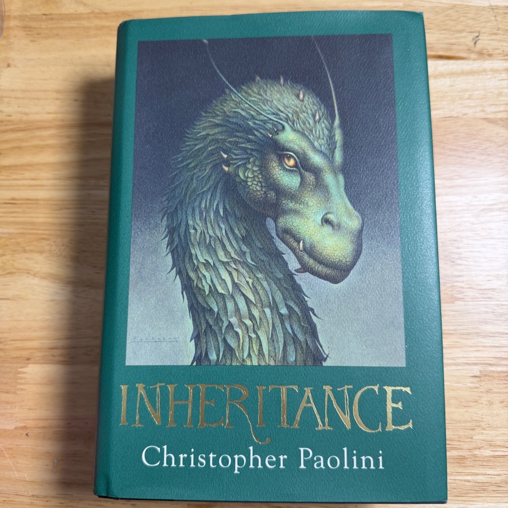 Christopher Paolini Inheritance Book 4 Hardcover First Edition Green Dragon YA